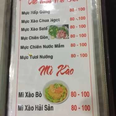 Thực đơn- Quán Nhậu Như Ý - Lẩu Bò & Nướng