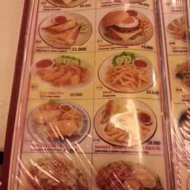 Thực đơn- Cafe Long Monaco - Cộng Hòa