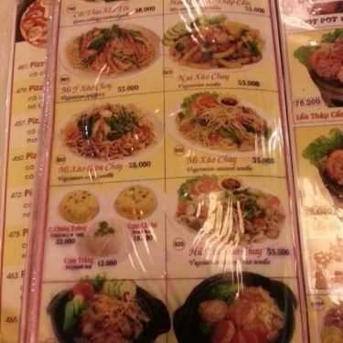 Thực đơn- Cafe Long Monaco - Cộng Hòa