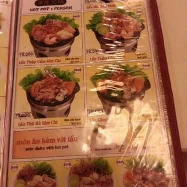 Thực đơn- Cafe Long Monaco - Cộng Hòa