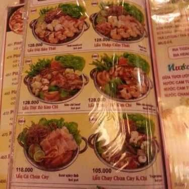 Thực đơn- Cafe Long Monaco - Cộng Hòa
