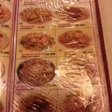 Thực đơn- Cafe Long Monaco - Cộng Hòa