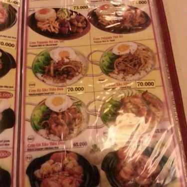 Thực đơn- Cafe Long Monaco - Cộng Hòa