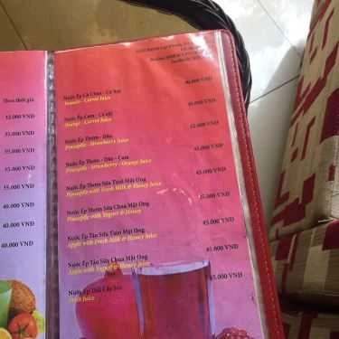Thực đơn- Mộc Cafe - Huỳnh Lan Khanh
