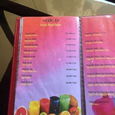Thực đơn- Mộc Cafe - Huỳnh Lan Khanh