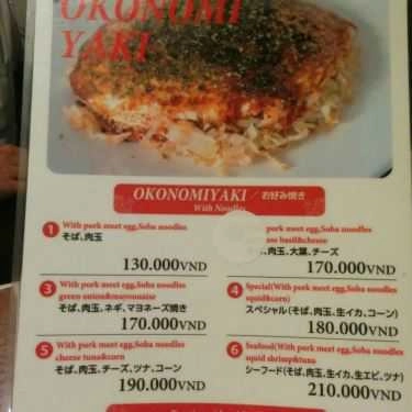 Thực đơn- Cafe Muteki Brinc Adeira - Japanese Teppanyaki