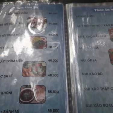 Thực đơn- Nam Hy Cafe