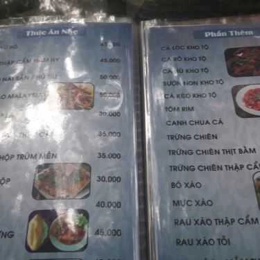 Thực đơn- Nam Hy Cafe