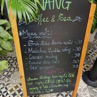 Thực đơn- Nắng Coffee & Tea