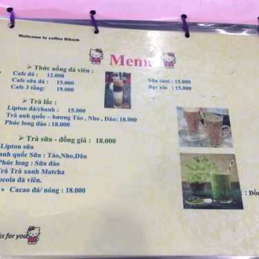 Thực đơn- Napoli Coffee - Phạm Hùng