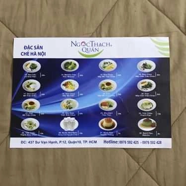 Thực đơn- Ăn vặt Ngọc Thạch Quán - Sữa Chua & Caramen