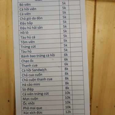 Thực đơn- Ăn vặt Ngon - Xiên Que Tự Chọn