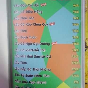 Thực đơn- Quán Nhậu Ốc Hihi 22