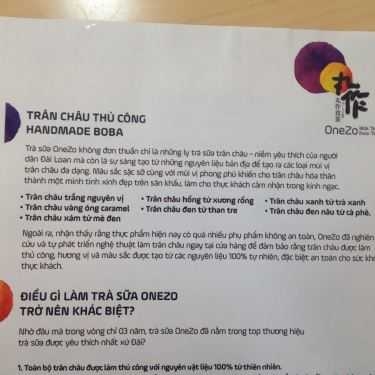 Tổng hợp- Cafe OneZo - Hồ Tùng Mậu