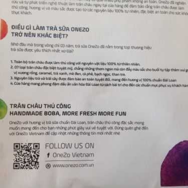 Tổng hợp- Cafe OneZo - Hồ Tùng Mậu