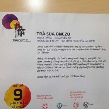 Tổng hợp- Cafe OneZo - Hồ Tùng Mậu