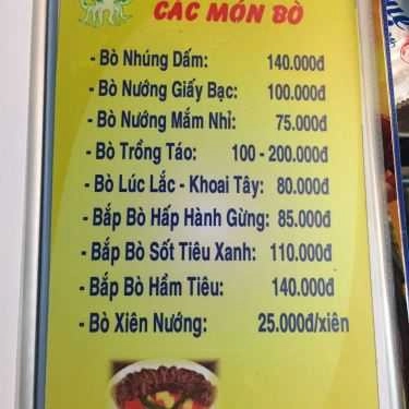 Thực đơn- Ăn vặt Quán Huệ - Bạch Tuộc Nướng