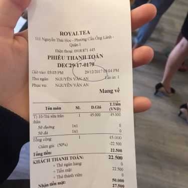Tổng hợp- Cafe Royaltea - Trà Sữa Hồng Kông - Nguyễn Thái Học
