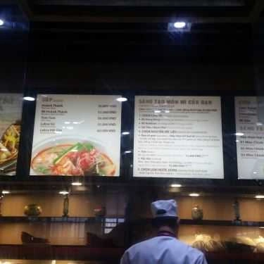 Thực đơn- Cafe Saigon Market - Sân bay Tân Sơn Nhất nội địa