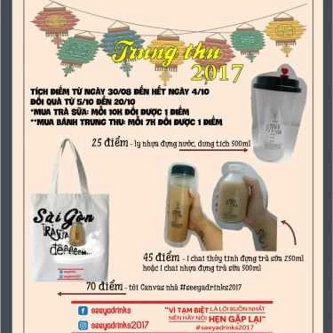 Thực đơn- SeeYa Drinks - Shop Online - Xô Viết Nghệ Tĩnh