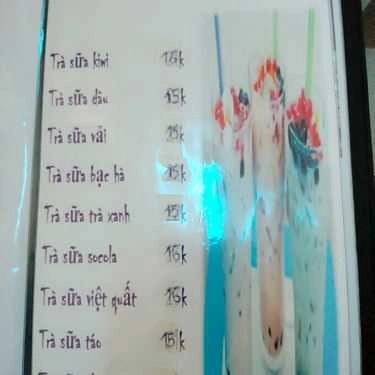 Thực đơn- Cafe Smile - Kem Tự Chọn