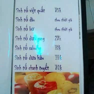 Thực đơn- Cafe Smile - Kem Tự Chọn