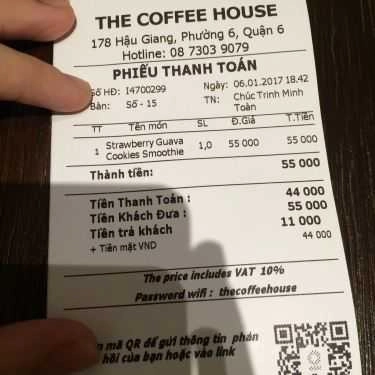 Tổng hợp- The Coffee House - Hậu Giang