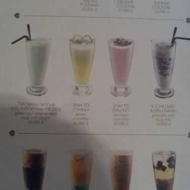 Thực đơn- The Fig - Lounge & Cafe