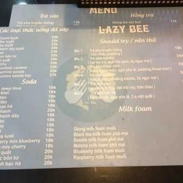 Tổng hợp- Cafe Trà Sữa Lazy Bee - Tô Vĩnh Diện