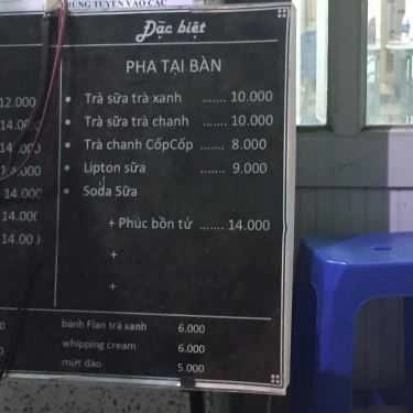 Thực đơn- Ăn vặt Trà Sữa & Soda Ý Cốp Cốp - Nguyễn Văn Luông