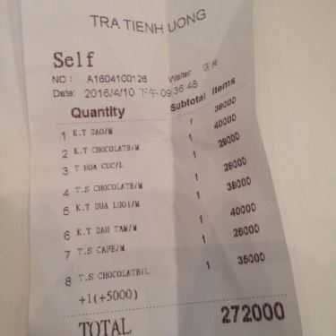 Tổng hợp- Cafe Trà Sữa Tiên Hưởng Cotcha - Nguyễn Thị Minh Khai