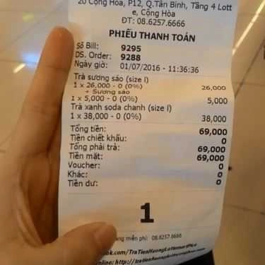Tổng hợp- Cafe Trà Sữa Tiên Hưởng - Pico Lotte