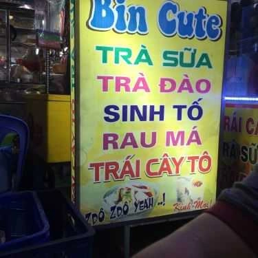 Thực đơn- Ăn vặt Bin Kute - Trà Sữa, Sinh Tố & Trái Cây Tô