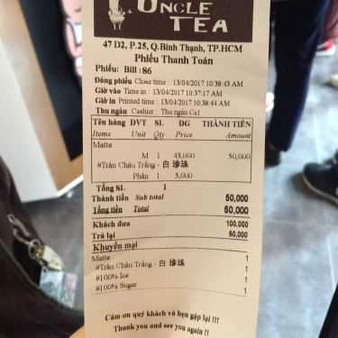 Tổng hợp- Cafe Uncle Tea - Trà Đài Loan - Nguyễn Gia Trí