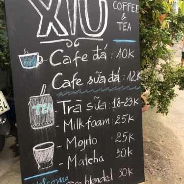 Thực đơn- Xíu Coffee & Tea