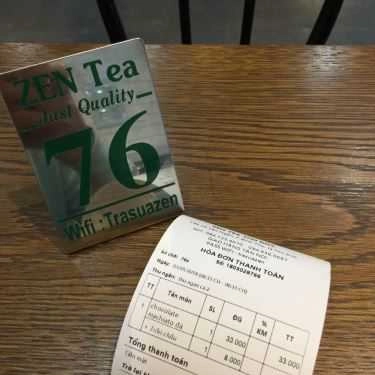 Thực đơn- Cafe ZEN Tea - Võ Văn Ngân