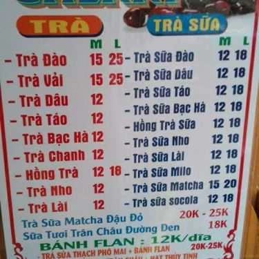 Thực đơn- Ăn vặt Cherry - Trà Sữa Túi Lọc