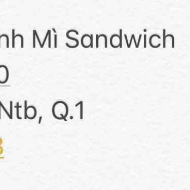 Thực đơn- Ăn vặt Chị Chi - Bánh Mì Sandwich & Cafe