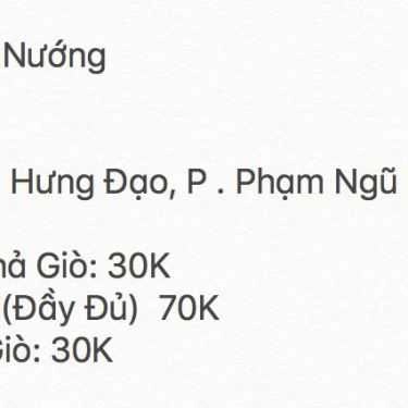 Tổng hợp- Ăn vặt Chị Ngọc - Bún Thịt Nướng