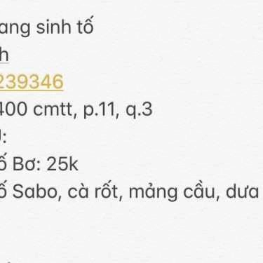 Tổng hợp- Ăn vặt Chị Trang - Sinh Tố & Nước Ép