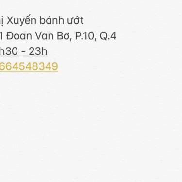 Thực đơn- Ăn vặt Chị Xuyến - Bánh Cuốn & Bánh Ướt