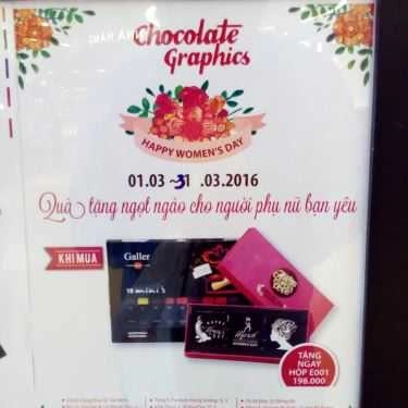 Thực đơn- Tiệm Bánh Chocolate Graphics - AEON Mall Tân Phú