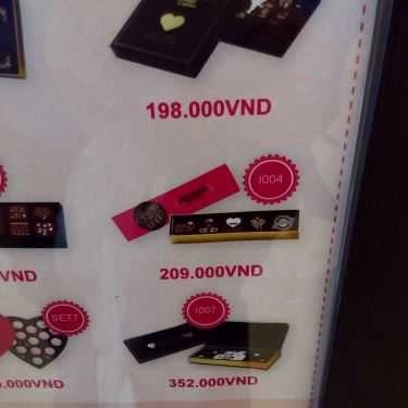 Thực đơn- Tiệm Bánh Chocolate Graphics - AEON Mall Tân Phú