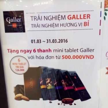 Thực đơn- Tiệm Bánh Chocolate Graphics - AEON Mall Tân Phú