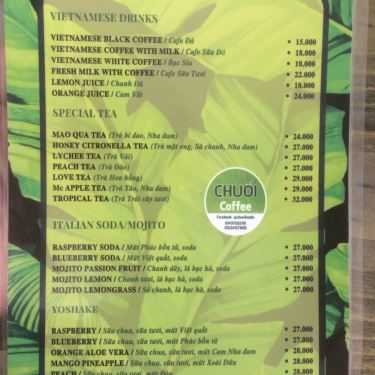 Tổng hợp- Chuối Coffee - Sữa Tươi Trân Châu