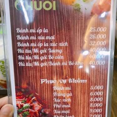 Thực đơn- Chuối Coffee - Sữa Tươi Trân Châu