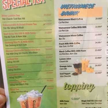 Thực đơn- Chuối Coffee - Sữa Tươi Trân Châu