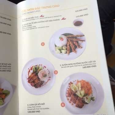 Thực đơn- Ciao Cafe - Nguyễn Văn Hưởng