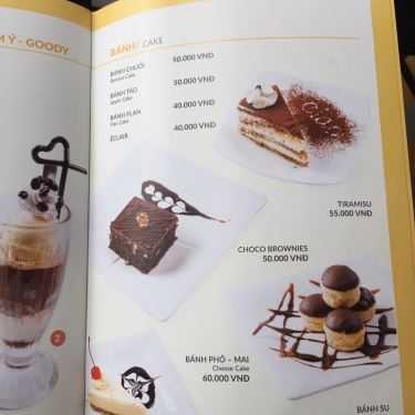 Thực đơn- Ciao Cafe - Nguyễn Văn Hưởng