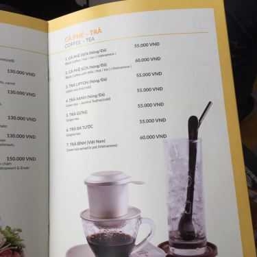 Thực đơn- Ciao Cafe - Nguyễn Văn Hưởng